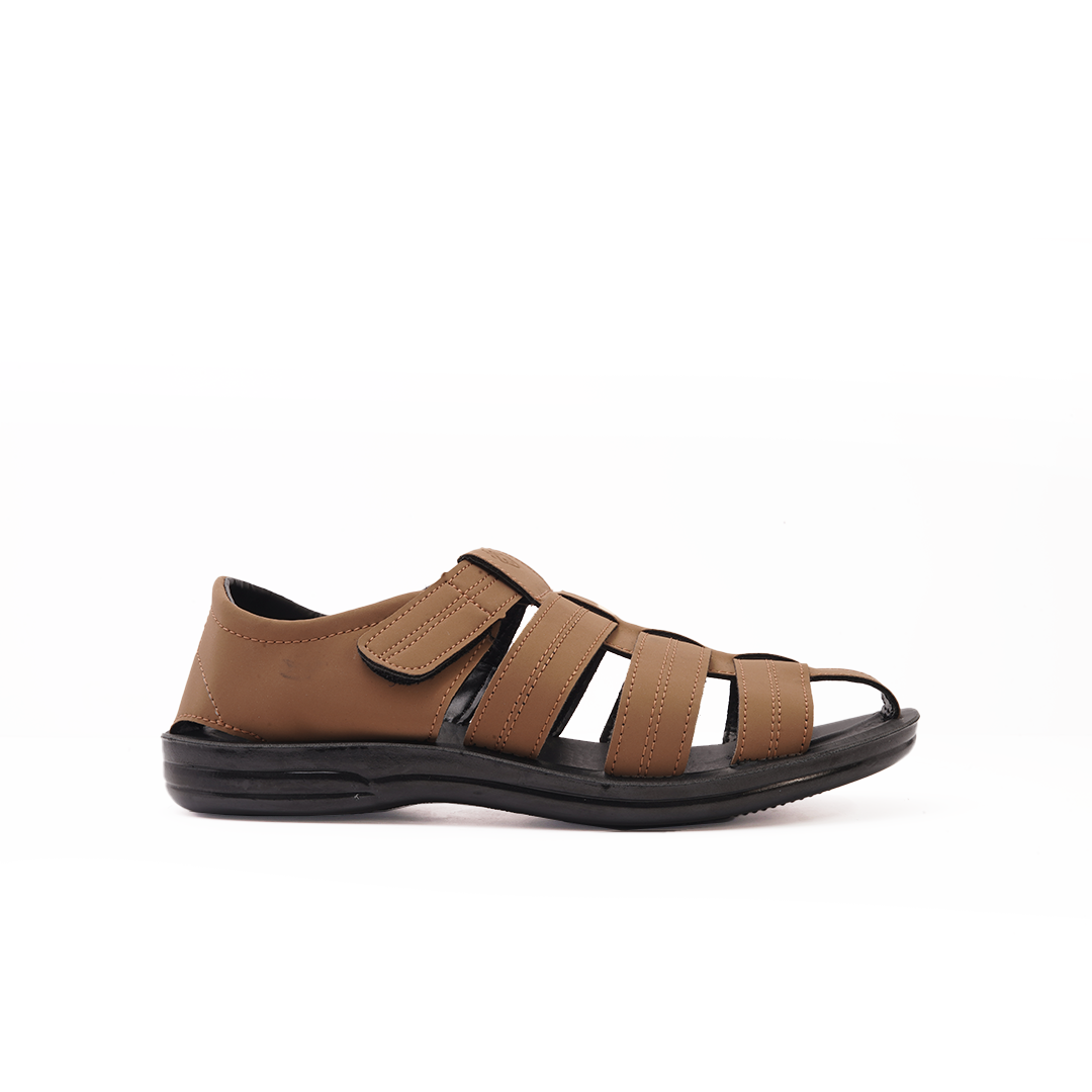 Men's Tan Fisherman Sandals - 6124