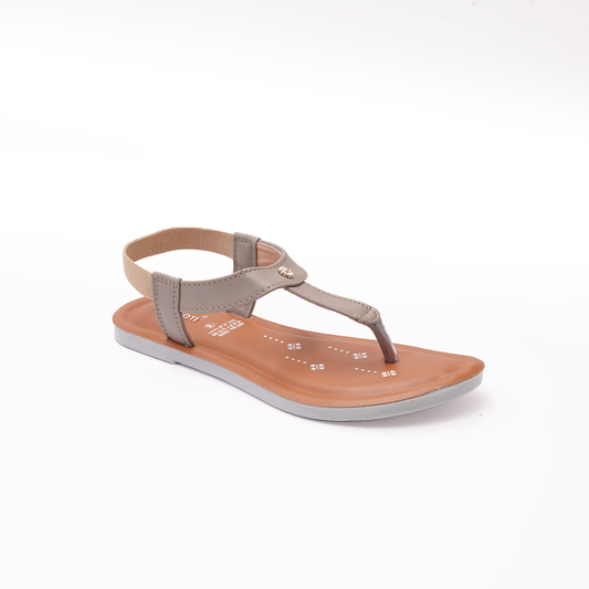 Women's Grey Thong Sandals - 5609